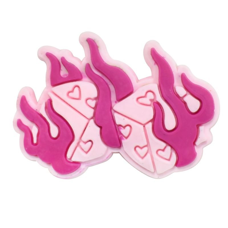 Cartoon Multicolor Cute Pattern PVC Soft Rubber Hole Shoes DIY Accessories Shoe Buckle